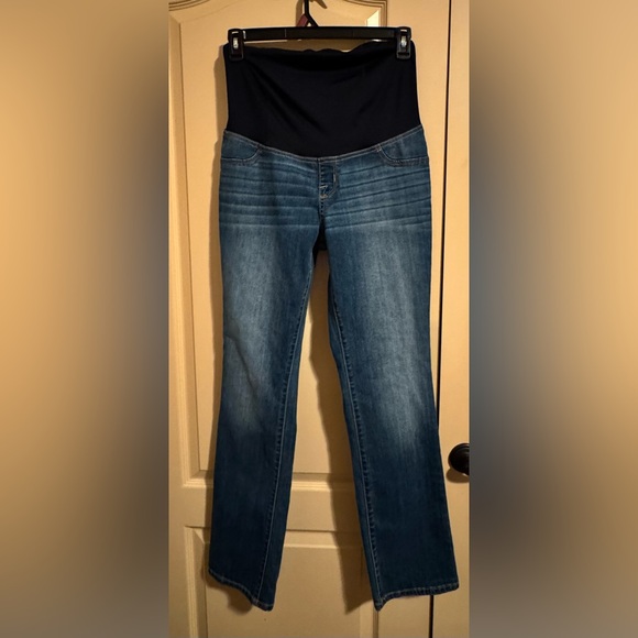 Isabel Maternity by Ingrid & Isabel Blue Bootcut Jeans - Picture 1 of 11